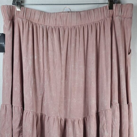 Torrid Women's Pink Super Soft Tiered Circle Pleated Casual Mini Skirt Size 3X - Picture 8 of 10